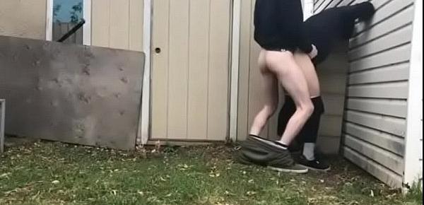  Gay licked ass friend and fucked him while standing in the yard. more httpgay.lovemepls.com